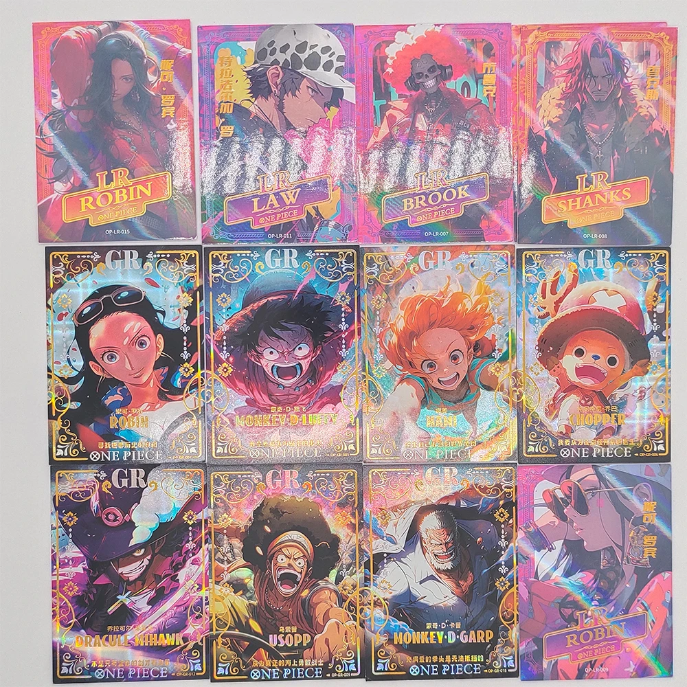 Аниме LR GR series ONE PIECE Nami Monkey D. Luffy Shanks Tony Chopper Nico Robin BROOK коллекционная карта