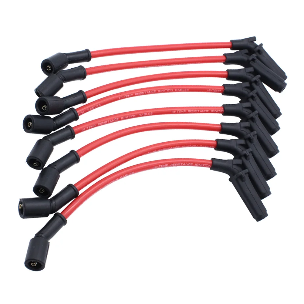 

8pcs Replacement Ignition Wire Auto Ignition Wire Useful Car Spark Plug Wire
