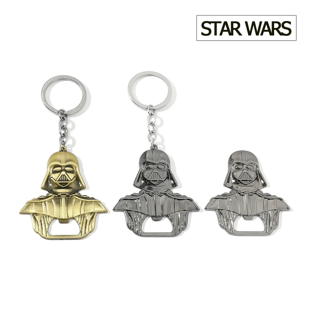 

Star Wars Multifunctional Metal Keychain Portable Bottle Opener Darth Vader Keyrings for Backpack Car Key Pendant Accessories