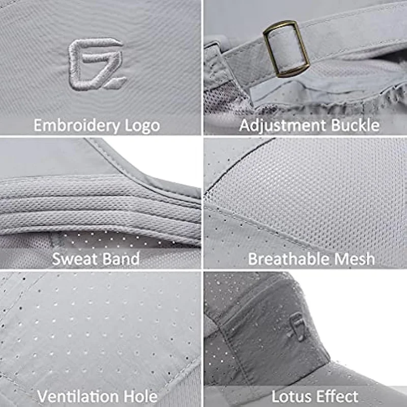 GADIEMKENSD Unstructured Baseball Cap Running Hat Outdoor Caps Quick Dry Breathable Super Light for Men Women M39