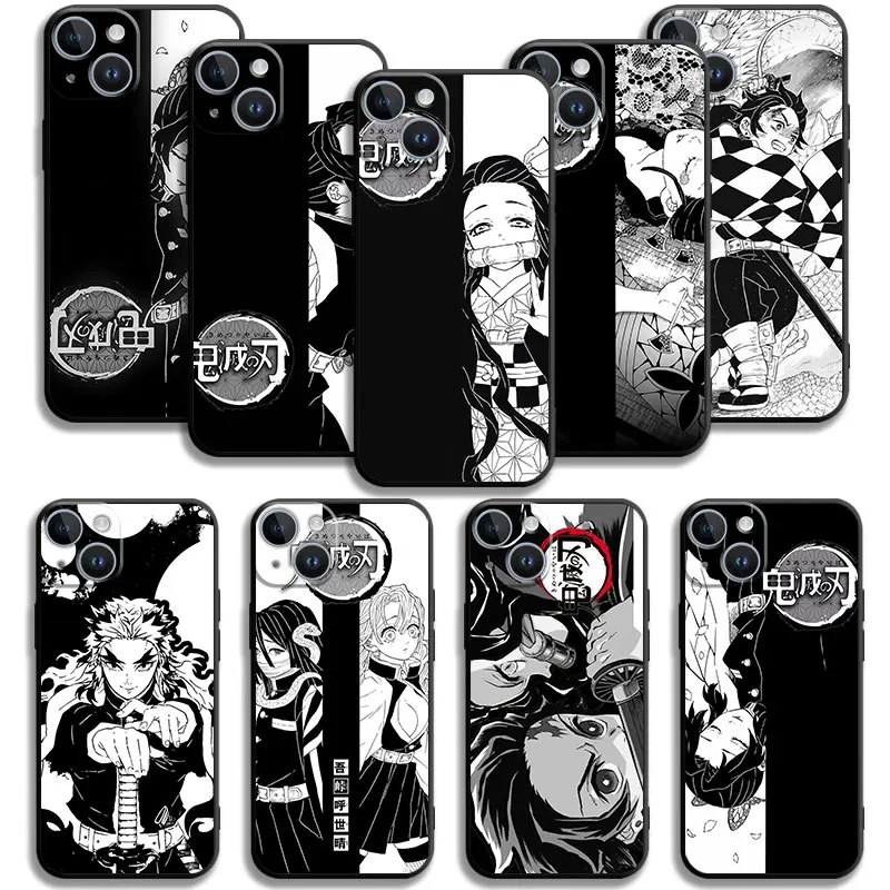 

Phone Case For Apple iPhone 6 6S 5 7 Plus SE2022 SE SE2020 Funda Demon Slayer The Hinokami Chronicles