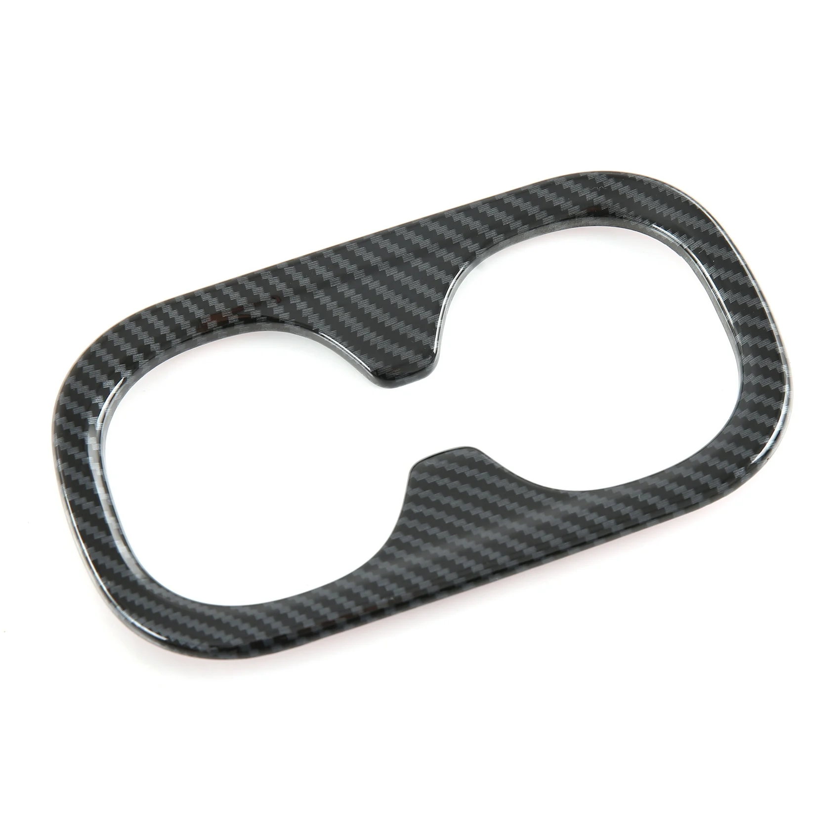 

Car Carbon Fiber ABS Rear Seat Water Cup Holder Cover Trim Stickers for Honda ZRV ZR-V 2022