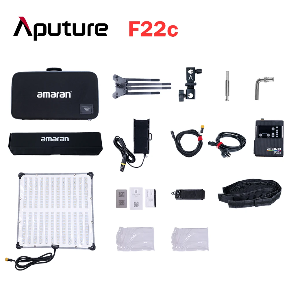 Aputure Amaran F22C/F22X Гибкая фотовспышка для студийной видеосъемки с полным цветом 2500-7500K