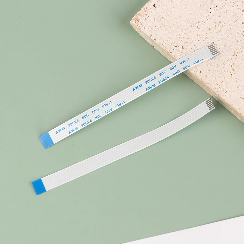 

2Pcs 6 Pin 10CM Mouse Touch Pad Flex Flat Cable Cord Switch Cable For DELL 14R 15R N4010 G4