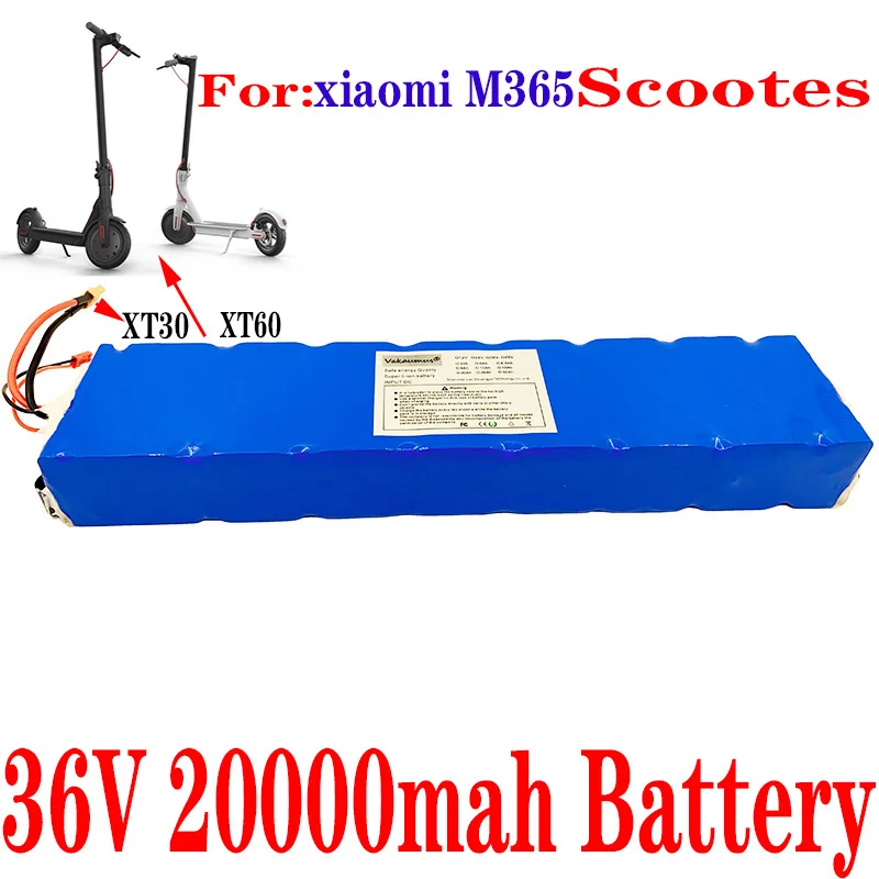 

Lithium Battery FOR Xiaomi Mijia M365 Electric Scooter, 18650, 10S, 3P, 36V, 20Ah, 42V, SC, Communication, Waterproof Packaging