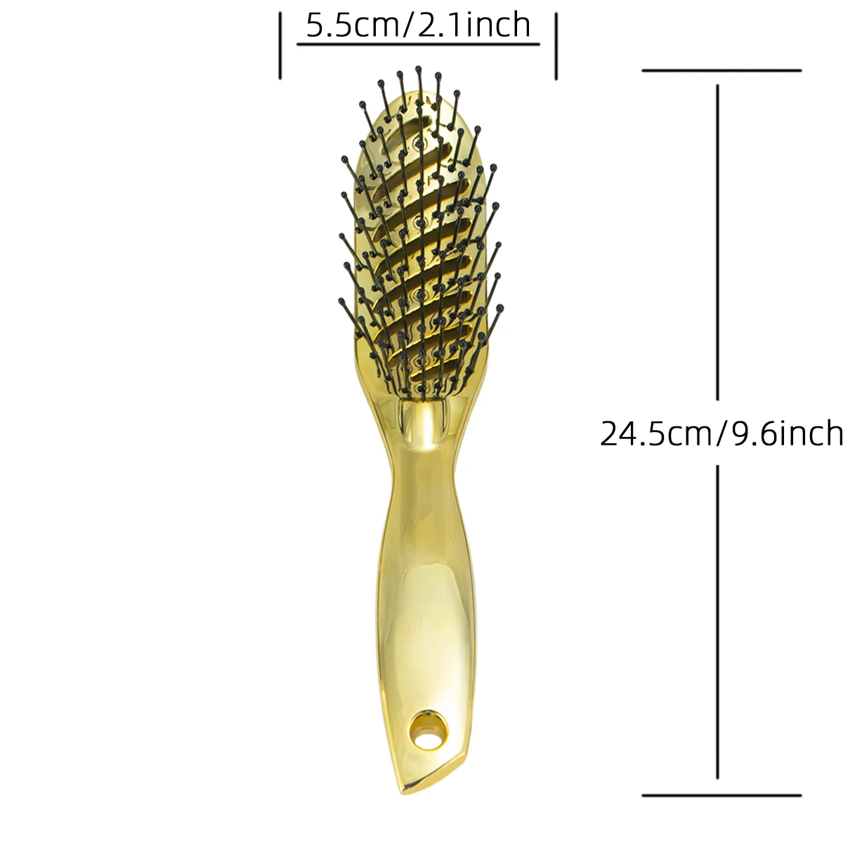 Autumnfish Пушистая Расческа для укладки Золотой Дополнительный Массажер кожи головы