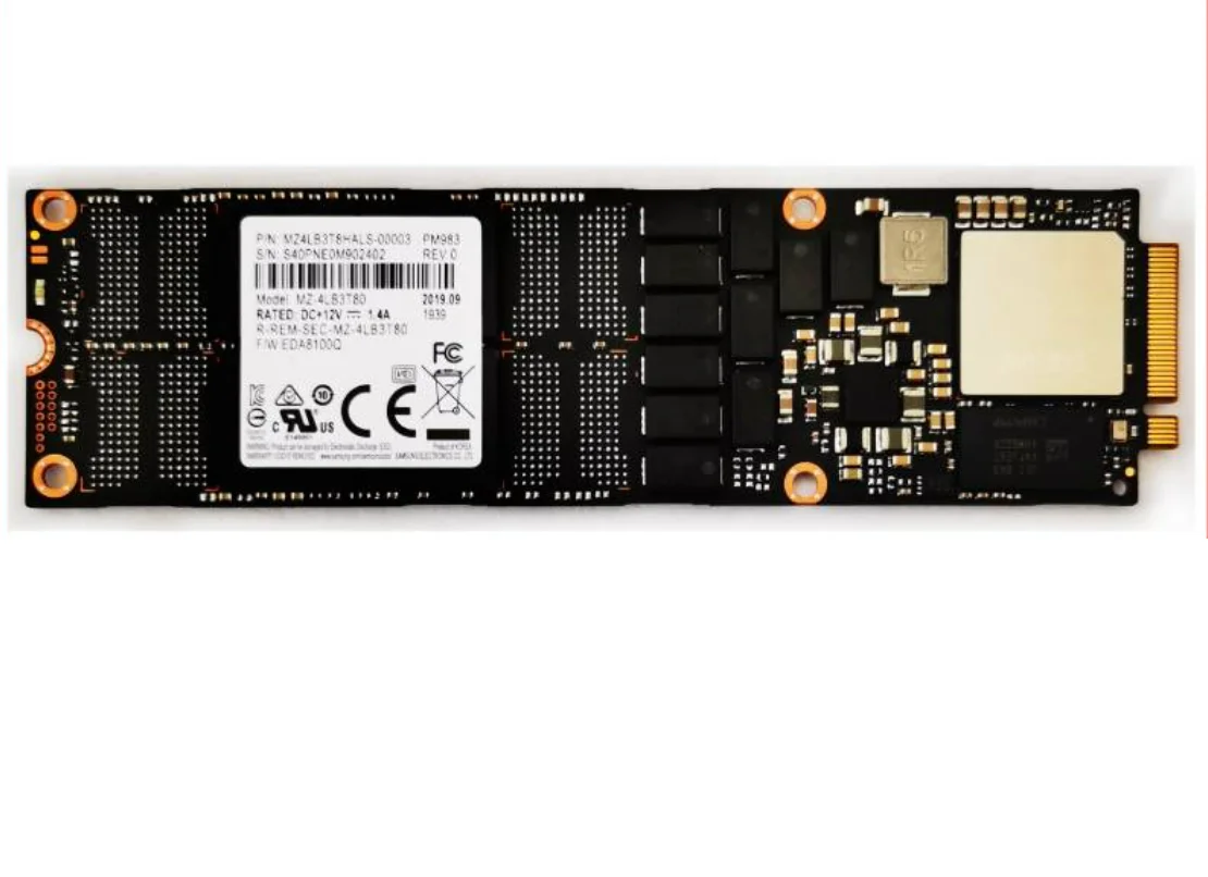 

MZ-1LB3T80 Sams PM983 3,84 TB M.3 22110 PCIe Gen3 X4 NVMe SSD MZ1LB3T8HMLA