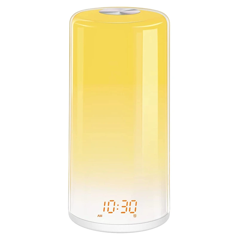 

Wake Up Light Sunrise Simulation Alarm Clock For Kids Heavy Sleepers Bedroom With Sleep Aid Dual Alarms
