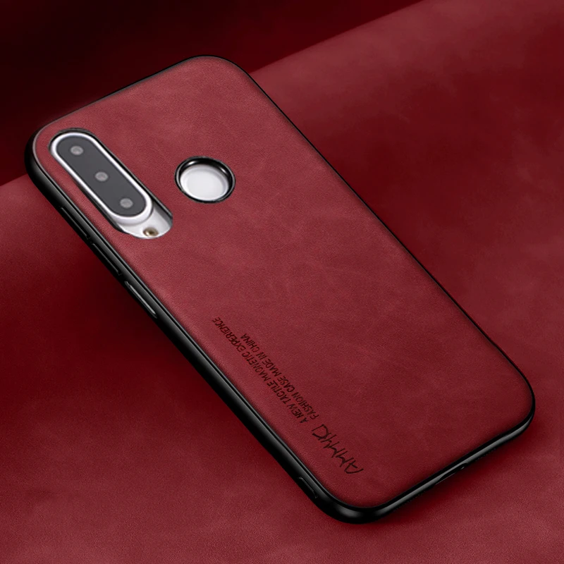 Чехол из искусственной кожи для Huawei P20 P40 Lite Pro мягкий силиконовый чехол ТПУ P30 Nova 3e