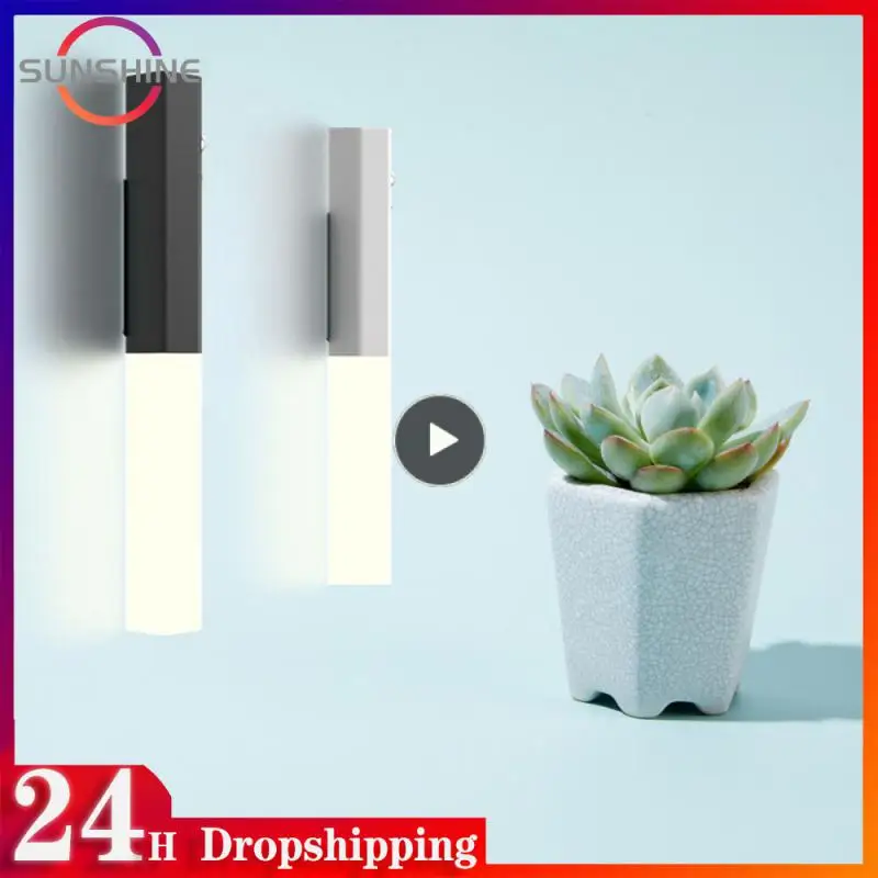 

Wireless Human Body Induction Usb Charging Intelligent Night Light For Cabinet Rechargeable Wall Fitting Gateway Cabinet Gift