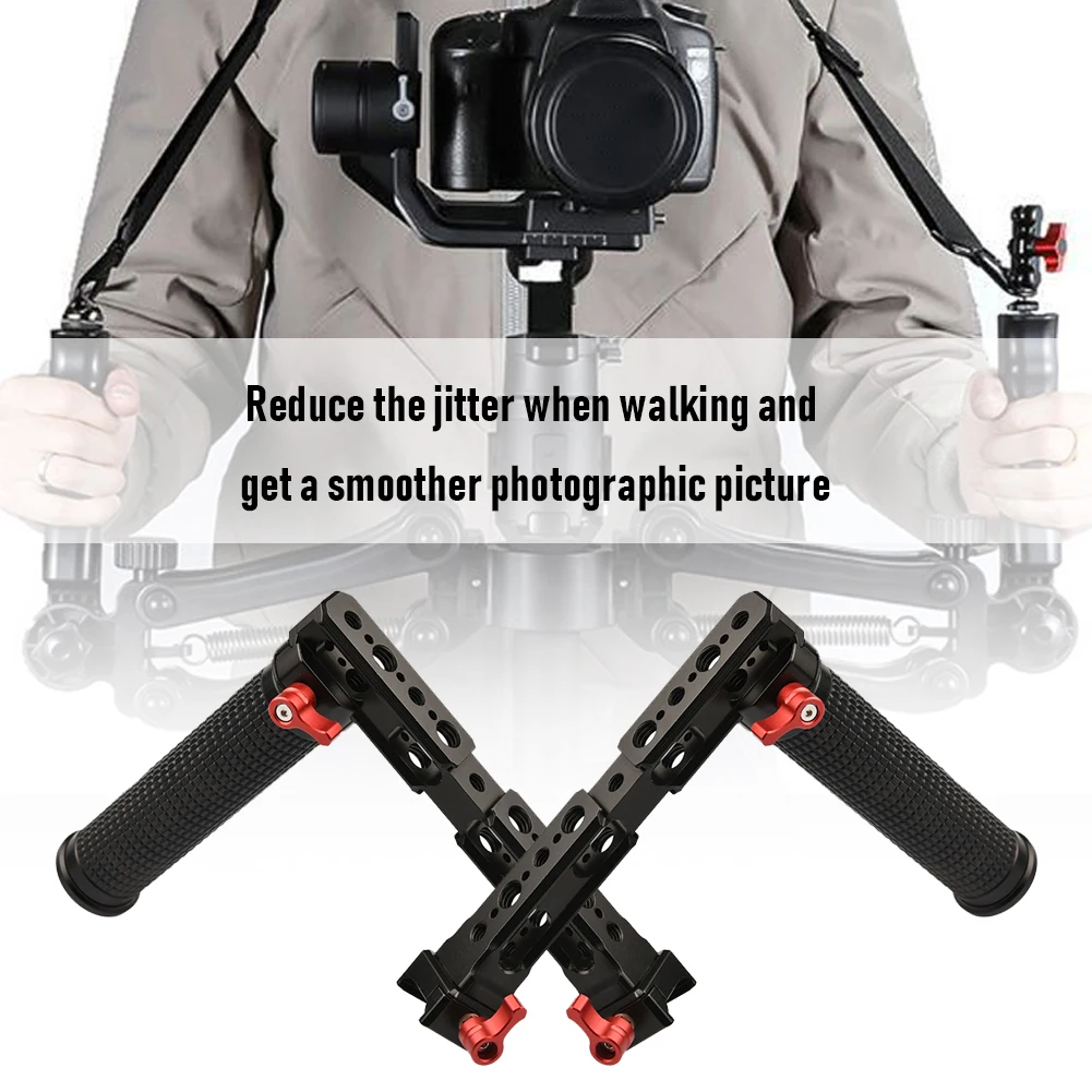 

Metal Handheld Stabilizer Gimbal Universal Support Multi-Angle Conversion with NATO Ports for DJI RSC 2 RS 2 Stabilizer