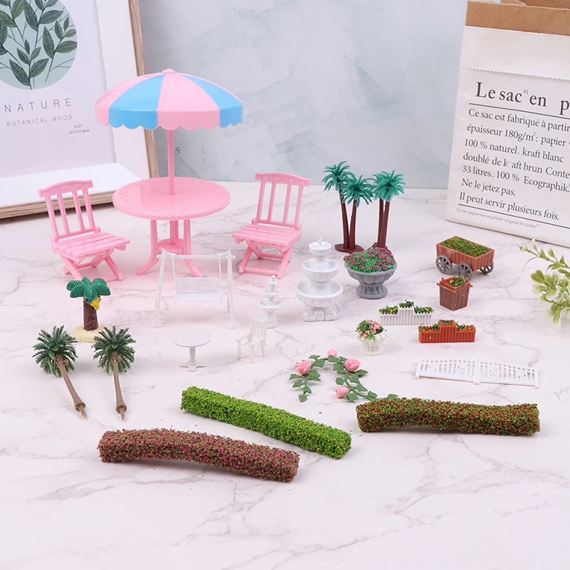 

1:6 1:12 Миниатюрная модель кукольного домика в горшке, садоводство, сцена, аксессуары для украшения дома, модели игрушек