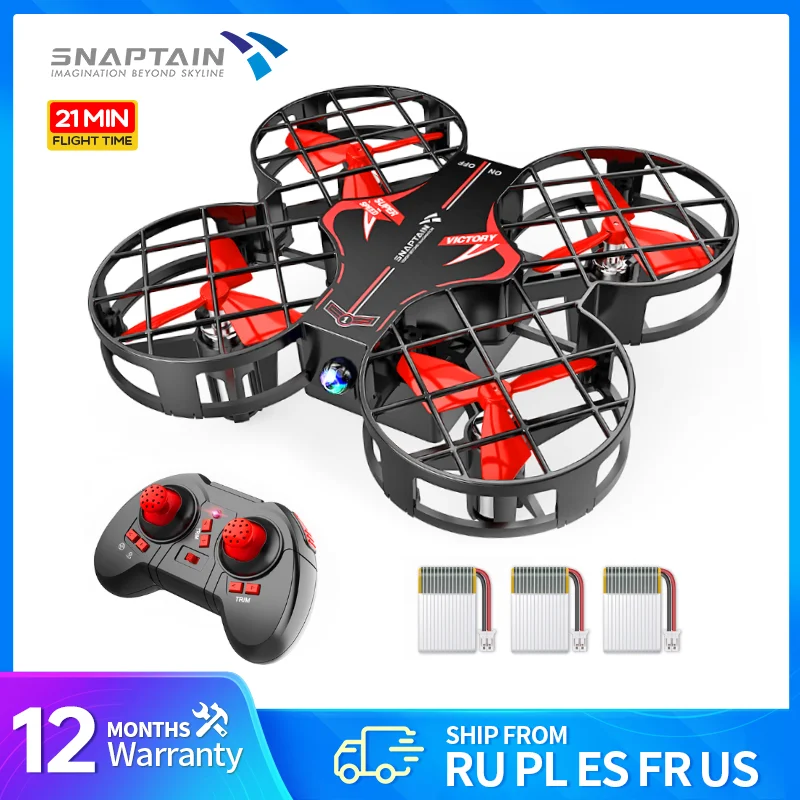 

Дрон SNAPTAIN H823, безголовый режим, возможность выполнять 3D трюки, дистанционное управление