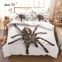 janeyu spider printing quilt cover three piece set of home textile 3d digital printing bedding