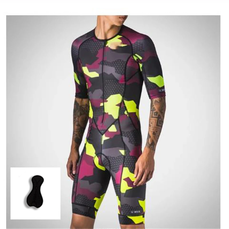 

2022 Wholesale Custom Sublimation Spandex Breathable Triathlon Clothing Men Triathlon Suit, Men Triathlon Cycling Suit Jumpsuit