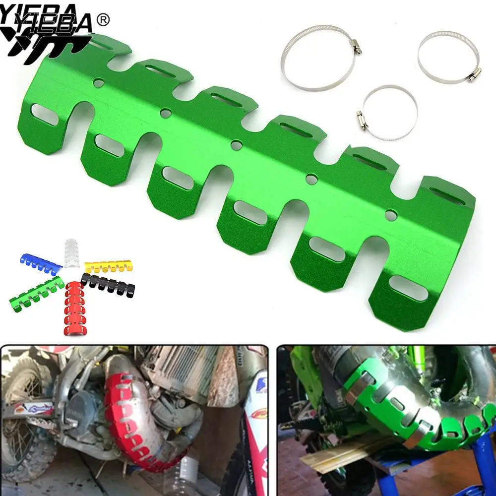 

Motorcycle Exhaust Muffler Pipe Leg Protector Heat Shield Cover FOR KAWASAKI KLX150S KLX250,D-TRACKER KLX450R KDX125SR KDX250SR