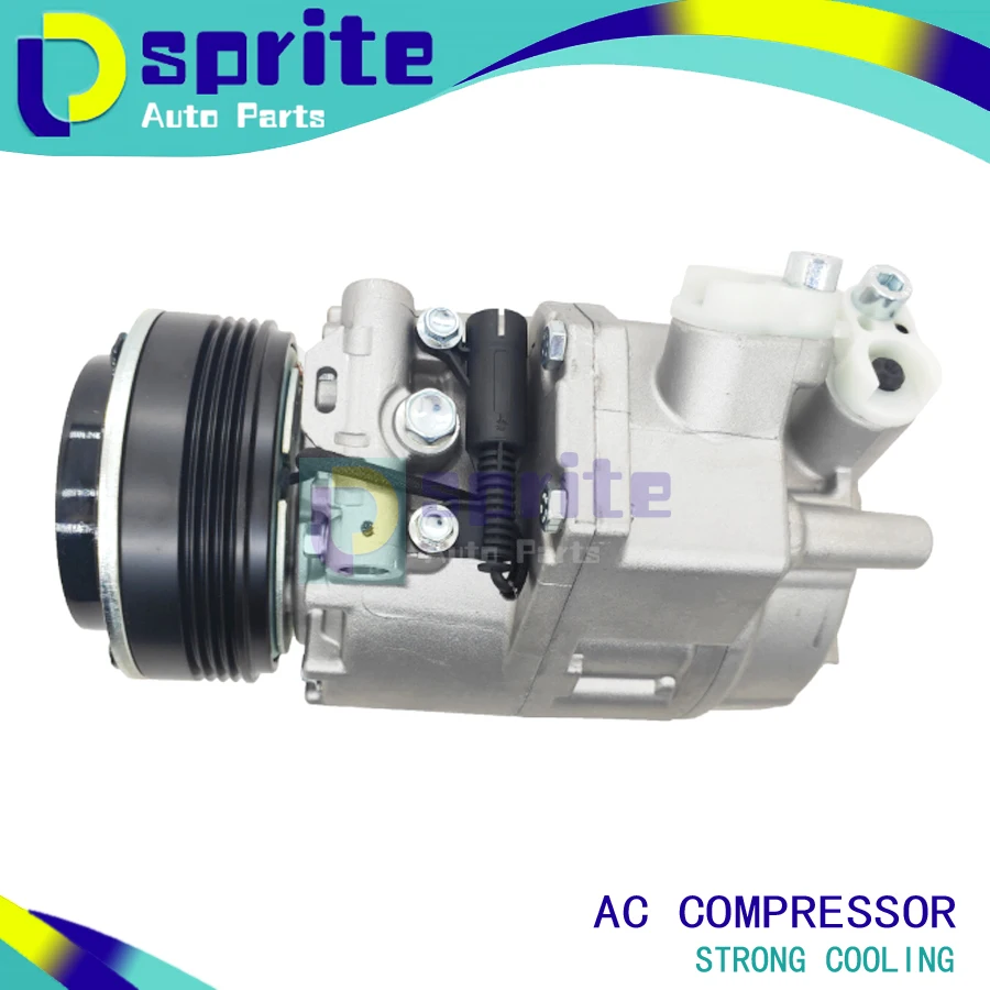 Фото Компрессор кондиционера для BMW X5 E53 3.0 7SEU16C 64526910460 64526910458 64526910459 64526916232 64526904014 64526904015 64526904018 №4