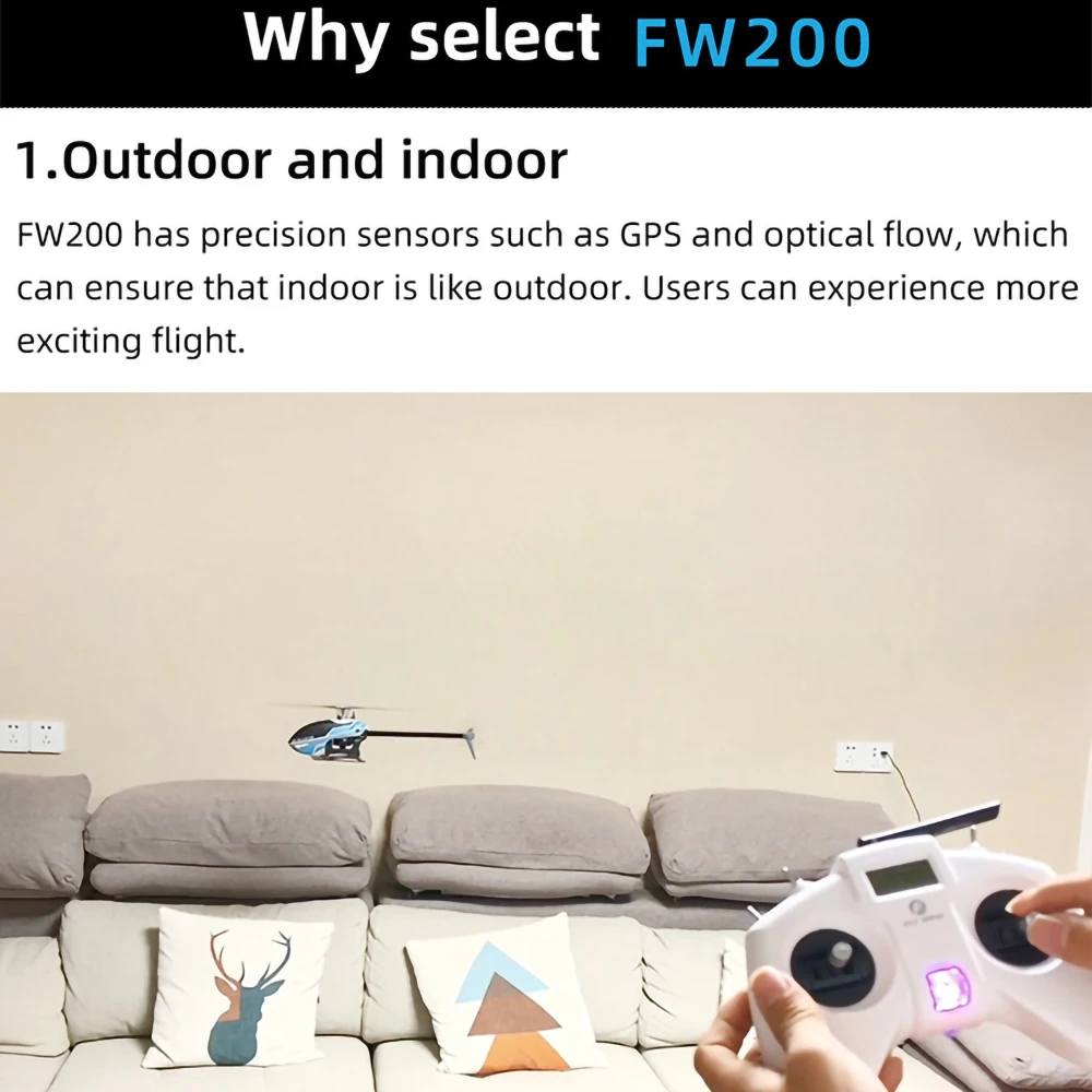 Новое поступление FlyWing FW200 H1 V2 Контроллер полета 3D Летающий из углеродного