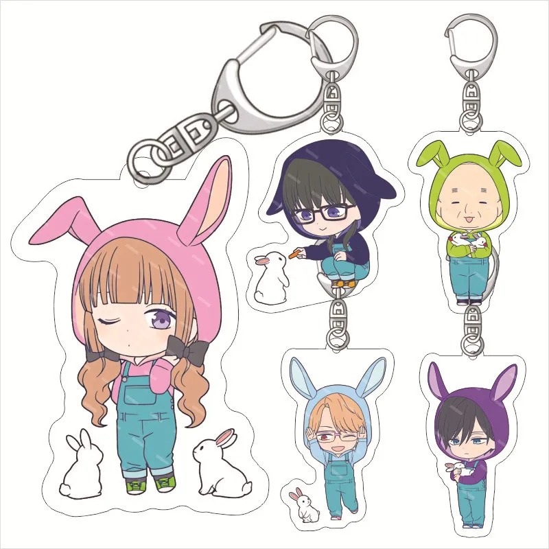 

My Love Story With Yamada-kun At Lv999 Keychain Anime Acrylic Cartoon Figure Car Phone Bag Pendant Keyring Fan Collection Gift