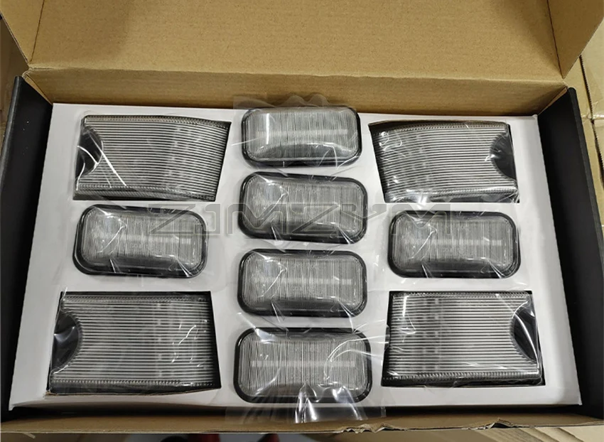 

1 комплект, автомобильные передние, желтые, задние, красные фонари на крышу кабины, фонари для Hummer H2 2003, 2004, 2005, 2006, 2007, 2008, Автомобильные фары