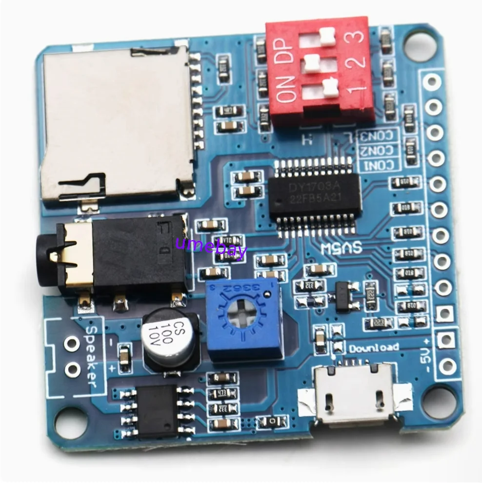 1 шт./модуль воспроизведения голоса MP3-плеер триггеры воспроизведение управление