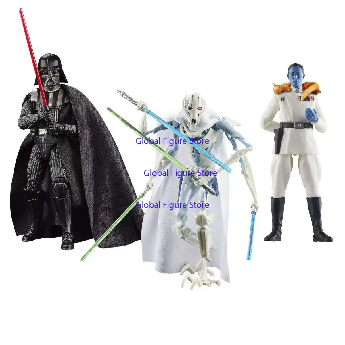 Фото Набор шарнирных фигурок Hasbro Star Wars, 6 дюймов: Дарт Вейдер, маршал Зорв, генерал Гривус №1