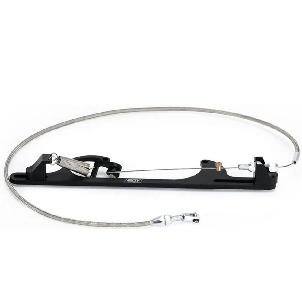 

100% Brand New Throttle Cable Kit Gas Cable Braided Throttle Fit Most Gas Pedals More Responsive Stainless Steel
