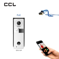 CCL Smart Video Doorbell Waterproof Camera Door Phone PoE Power Supply Cloud Service Remote Access with Mobile For Home Security