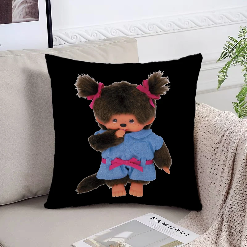 Милый чехол M-Monchhichi для наволочек декоративный роскошный подушек наволочка 45*45