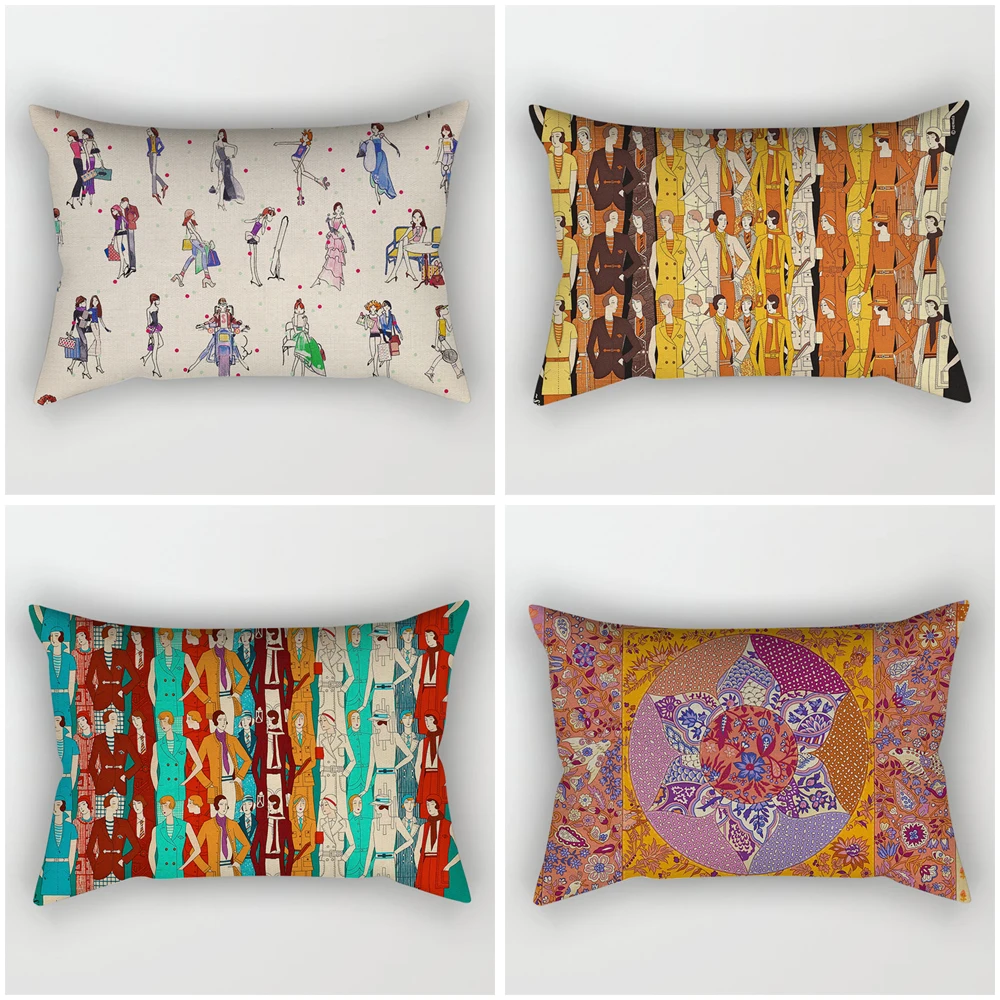 

Декоративный чехол для диванной подушки в скандинавском стиле, 40x60 см