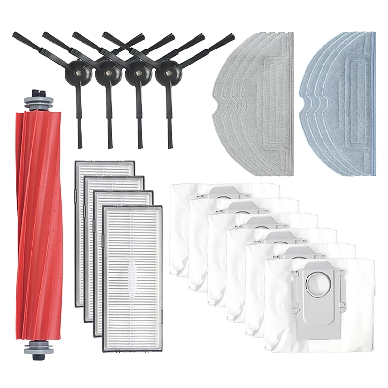 

Main Brush Side Brush Filter For Xiaomi Stone G10S /S7 MAXV Ultra Sweeping Robot Parts