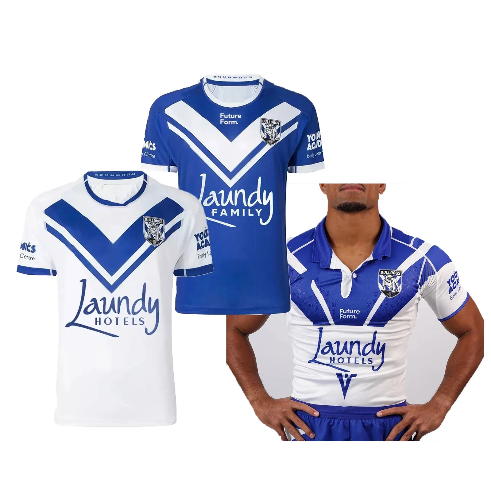 2024 г. бэнкстаун бульдог мужские домашние/вдали/Традиционные регби Джерси шорты