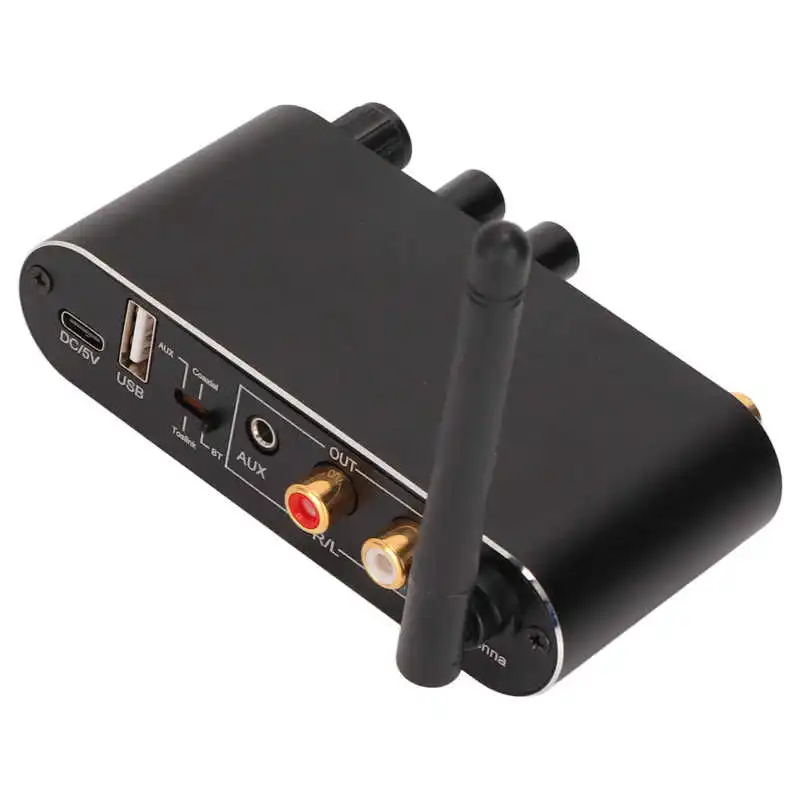 Bluetooth цифро-аналоговый преобразователь 2 устройства Подключение DAC конвертер