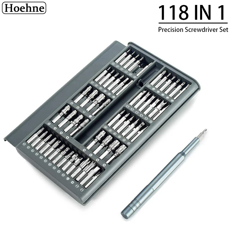 

118 IN 1 Screwdriver Set Precision Magnetic PH2 Hex Torx Bits Kit Screw Driver for iphone Apple Watch Electronic Repair Tools