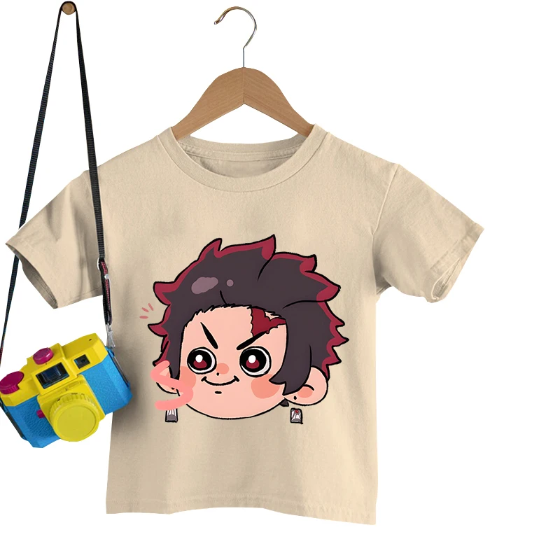 

Лидер продаж, детская одежда сериала про рассекающих демонов, комиксная футболка для мальчиков, летние модные топы, футболка Kamado Tanjirou, женская одежда