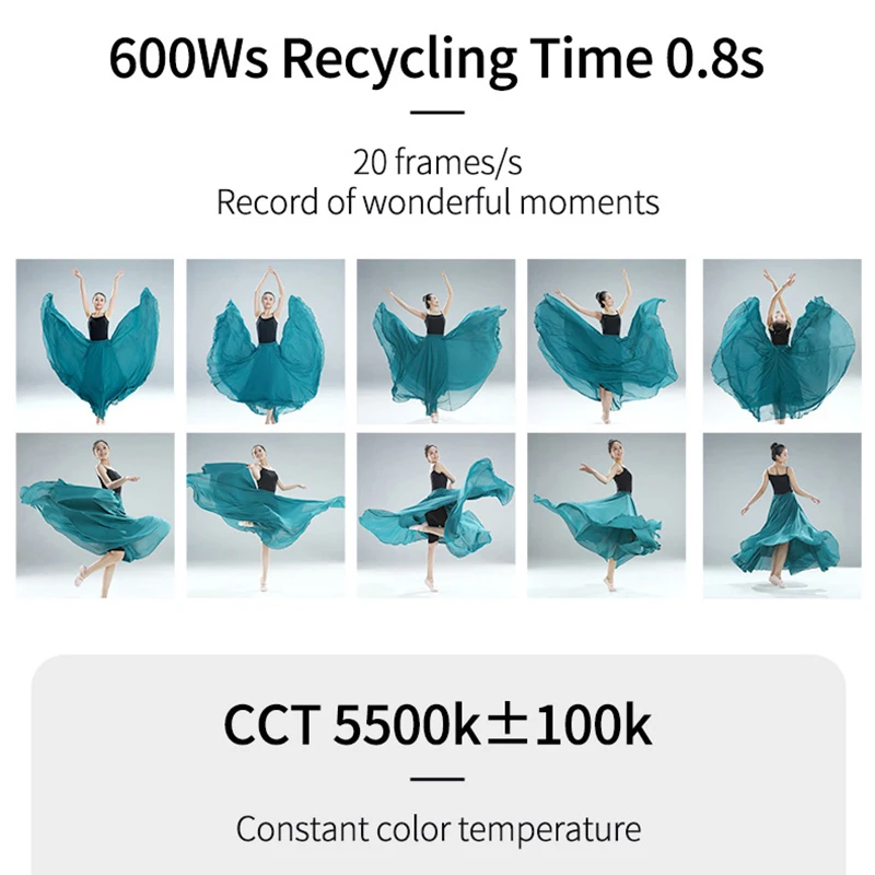 Высокоскоростная студийная вспышка JINBEI MSN 600pro 600 Вт профессиональное