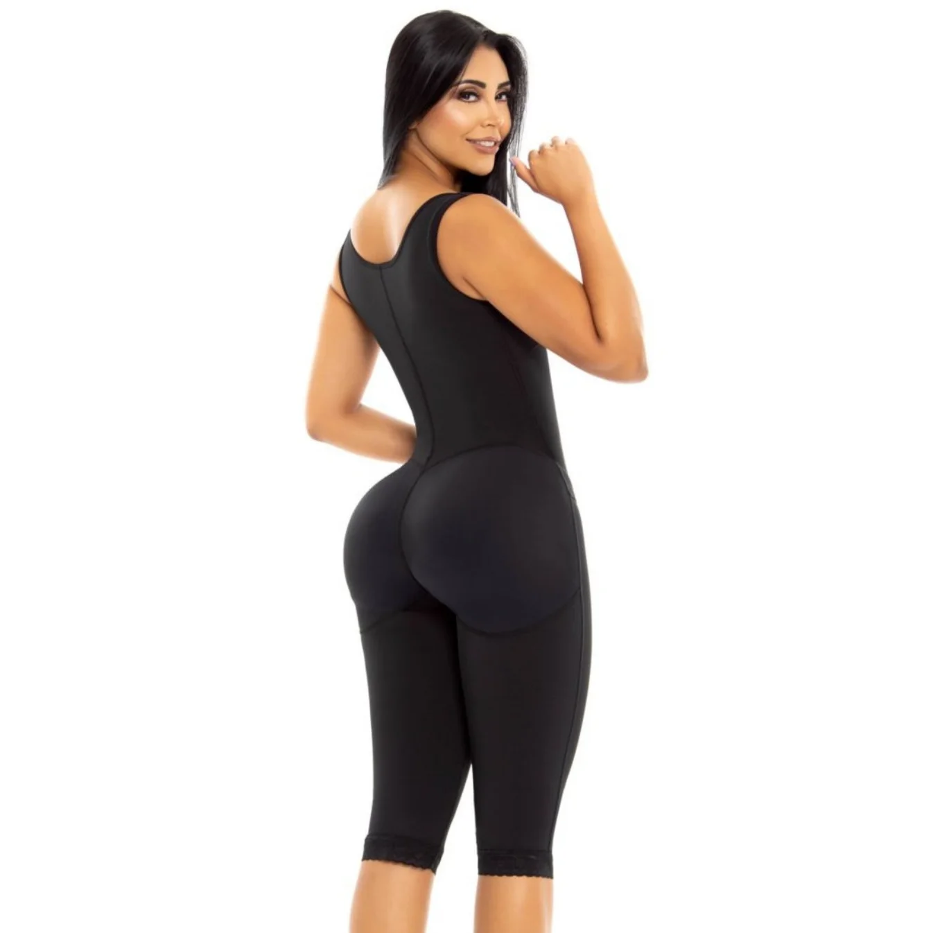 Shapewear Body Shaper Liposculpture Girdle Mid-leg 3 Hook Comfortable Fit Fajas Colombianas Adjustable Bra Slimming Bodysuit