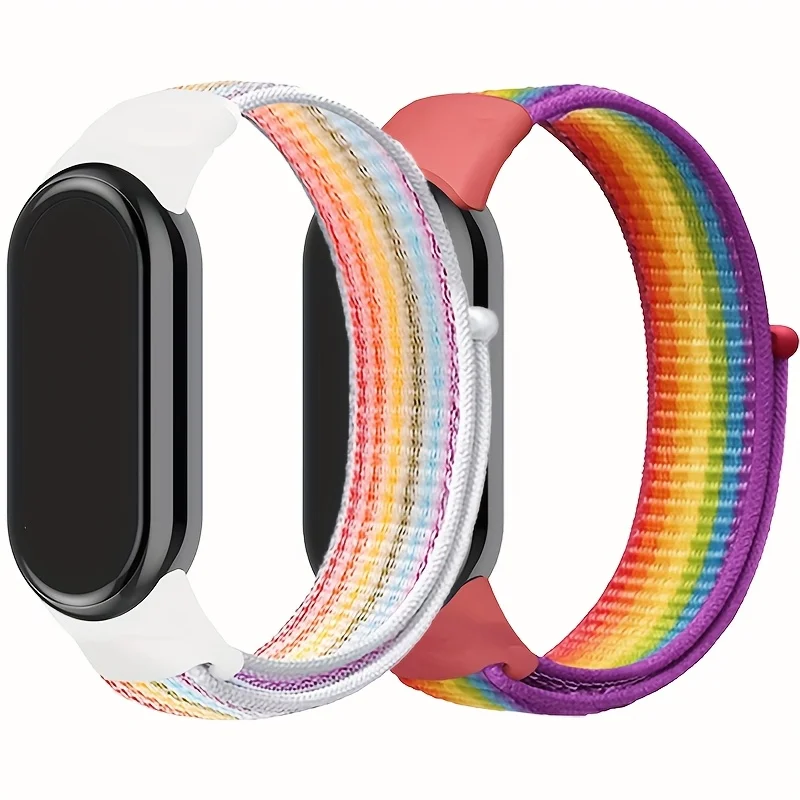 Фото Нейлоновая петля для умных часов Xiaomi mi Band 10, спортивные умные часы miband10, дышащие часы, сменный браслет Correas mi Band 9-8-NFC №1