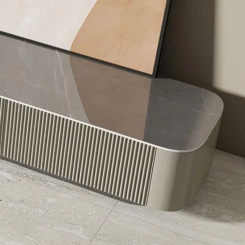 Подставка для телевизора с камином в гостиную Современные Простые журнальные