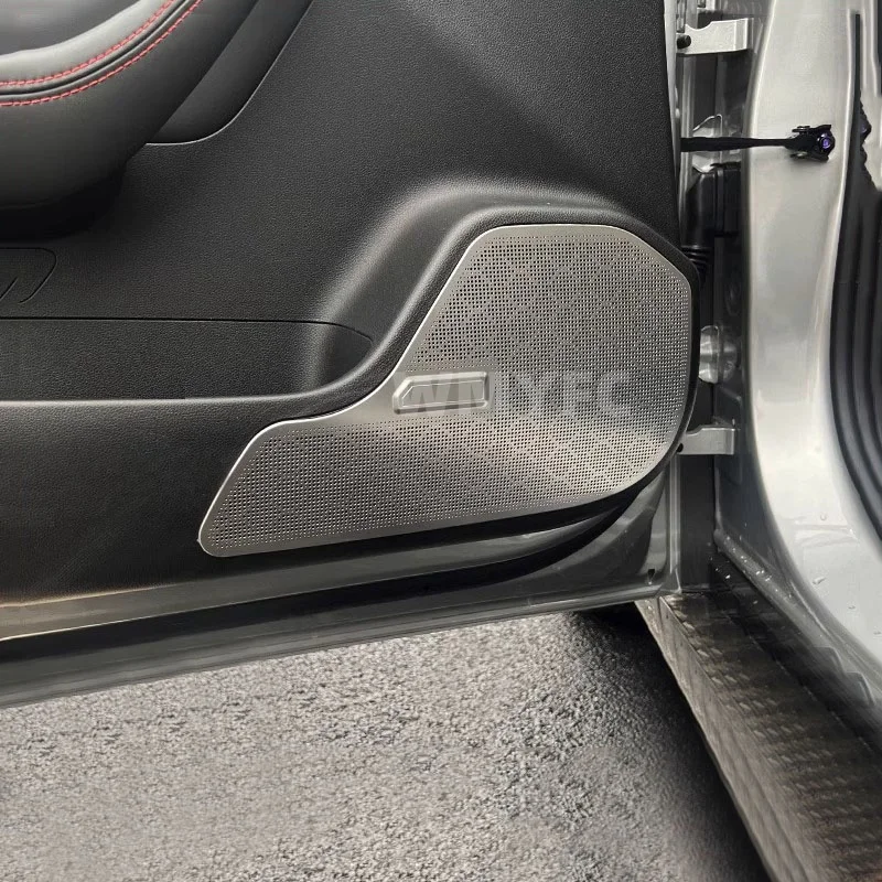Для Xpeng P7 P7i 2020-2025 автомобильный дверной динамик из нержавеющей стали наклейка на