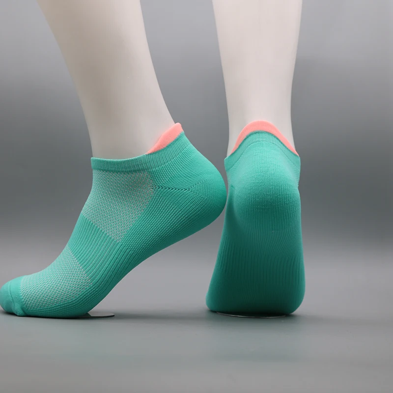 5Pairs New Spring Men's Socks AnkleThick Knit Sports Sock Outdoor Fitness Breathable Quick Dry Wear-resistant Short Running Sock