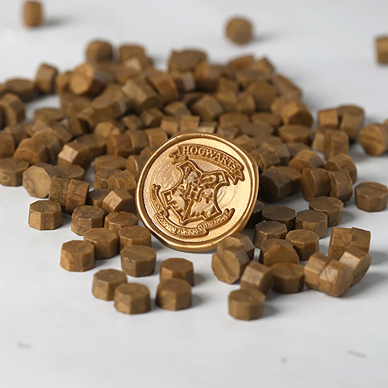 

Bronze 100Pcs Sealing Wax Seal Beads Beans Stamp for DIY Craft Wedding Birthday Party Invitation Wax seal Ancient Sealing Wax