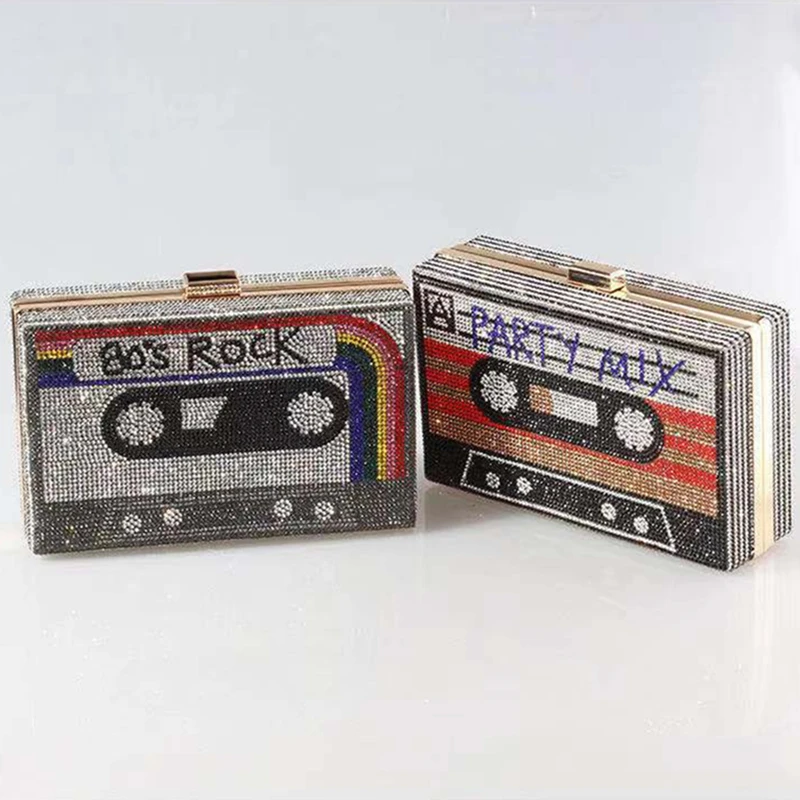 

Роскошная дизайнерская дамская сумочка от известного бренда долларов для женщин, новинка 2022, Ретро сумка на ленте со стразами для вечеринки...