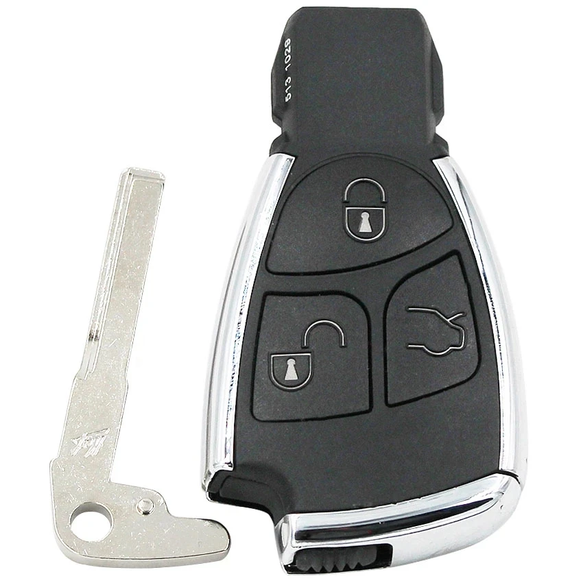 KEYECU 3-кнопочный чип NEC 315/433 МГц для Mercedes Benz CLS C E S ML CLK W203 W204 W205 W210 W211 W212 W221 Smart Key Remote Fob