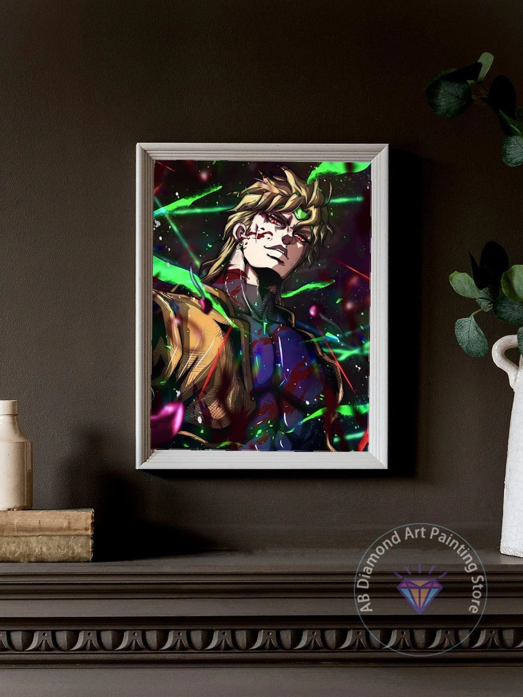 Фото Смола AB Фея пыль 2025 Новый Jojo Bizarre Adventure Аниме Набор алмазной живописи 5D DIY Алмаз Ручная работа Художественный подарок Ремесло Домашний декор №2