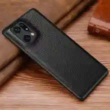 Genuine Leather Case For Oppo Find X5 Pro Case Anti Knock Cover For Oppo Find X2 X3 Pro Lite Case Full Phone Protector