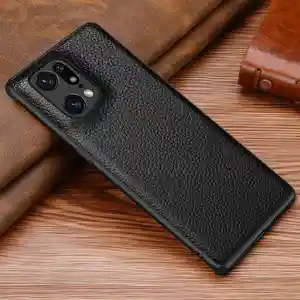 genuine leather case for oppo find x5 pro case anti knock cover for oppo find x2 x3 pro lite case full phone protector free global shipping