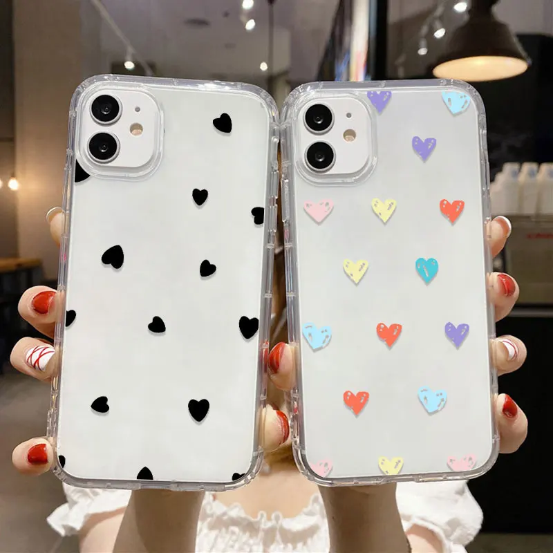 Чехлы с сердечками Love для OPPO Realme C21 C21Y 8i 9i 8 7 6 9 Pro Plus Q3 C25Y 7i 6i A9 A5 2020 A94 A95 A5s A53 A3S A16 A15
