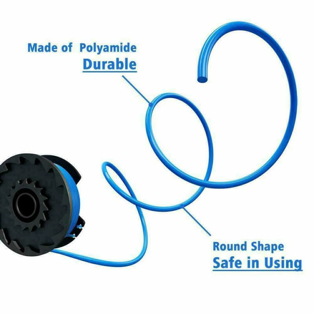 4 катушки лески триммера 0 065 дюйма для GreenWorks 29252 замена 21222A 21602 21062 21132 21242 21282 21302 21332