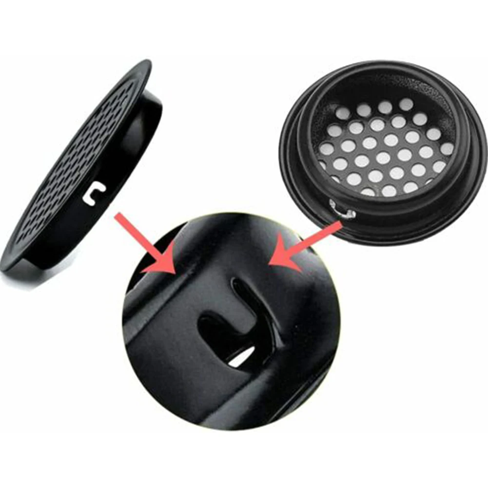 

10PCS/Lot Stainless Steel Air Vent Ventilation Grille Cover Black White Wardrobe Cabinet Mesh Hole Ventilation Plugs Dia.35mm
